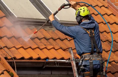 Démoussage et hydrofuge de toiture à Farceaux